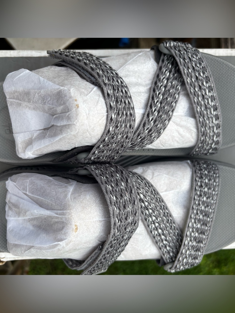 Dansko Rosette gray web strappy comfort sport sandals new in box euro 37 6.5-7 - Picture 5 of 16